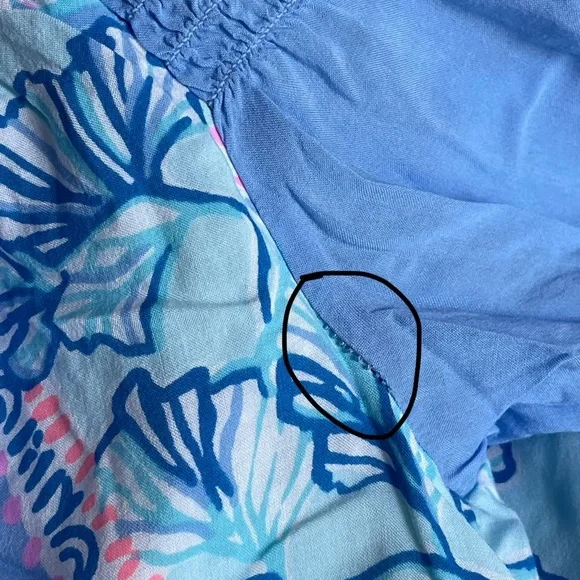 Lilly Pulitzer Fawna Dress Seaside Shindig Size M - Picture 15 of 16